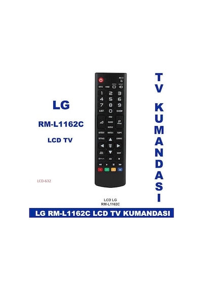 ANTİKSÜS LG Uyumlu RM-L1162C Kumanda - LCD-632