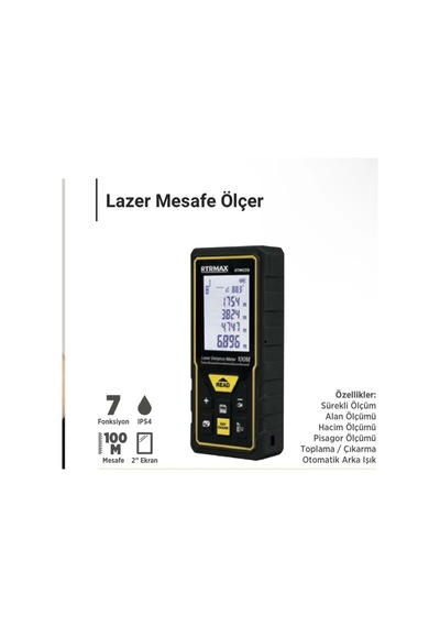 Lazer Mesafe Ölçer Rtm039