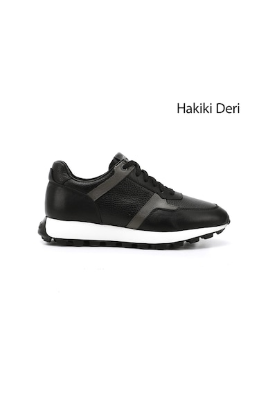 Gönderi(R) Erkek Siyah Bağcıklı Hakiki Deri Sneaker Ddma83531897 Siyah