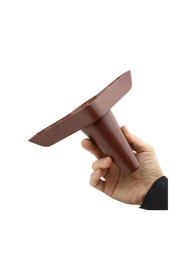 4 Adet Aspen Lüks Mobilya Kanepe Sehpa Puf Koltuk Ayağı 14 Cm Kahverengi Ahşap Desenli Baza Ayak Beyaz - Çok Renkli