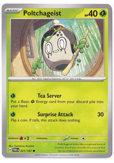 Poltchageist 021/167 - Twilight Masquerade - Pokemon Kartı Mint