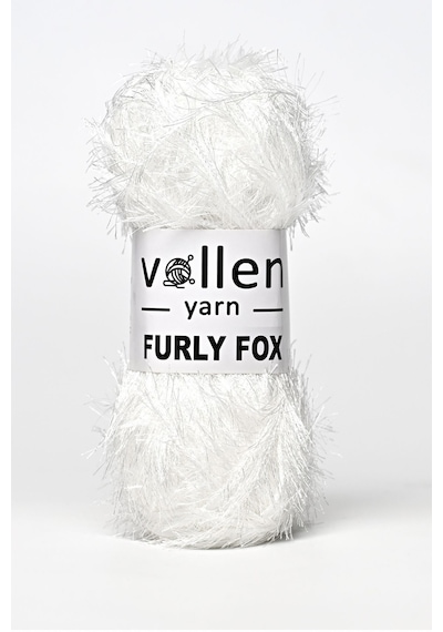 Furly Fox El Örgü Ipi Hırka Kazak Ipliği,tuylu Ip,pelus Ip,sakalli Ip,battaniye Ipi,paspas Ipi,beyaz