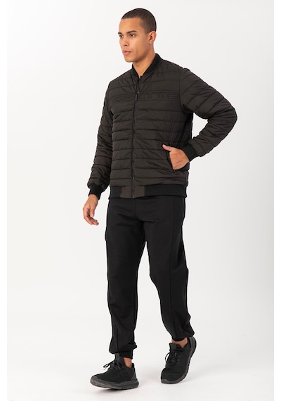 Maraton Sportswear Regular Erkek Hakim Yaka Takma Kol Outdoor Siyah Mont 21741-siyah Siyah