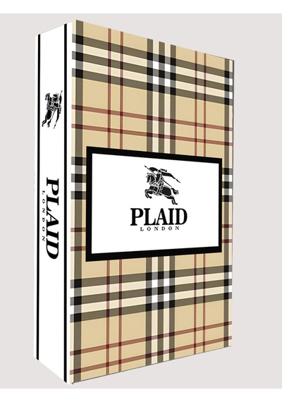 1165 Plaıd Dekoratif Kitap Kutusu