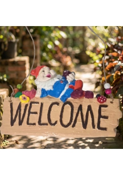 Welcome Kapı Süsü Bej 12x19