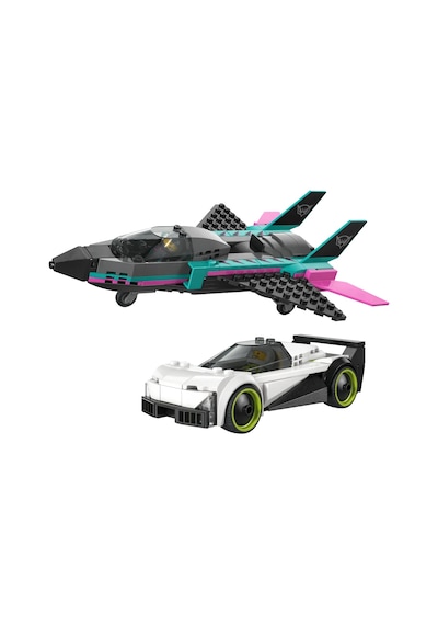 LEGO® City Jet, Arabaya Karşı 60489 - 6 Yaş ve Üzeri Çocuklar İçin 2 Minifigürlü Yaratıcı Oyuncak Yapım Seti (259 Parça)