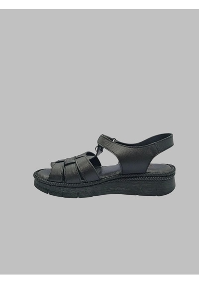 Pierre Cardin Pc-5142 Kadın Deri Sandalet Siyah