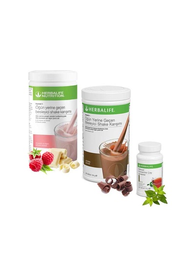 Herbalife Ahududu Shake 1 Çikolata Shake 1 Çay Klasik 50 Gr