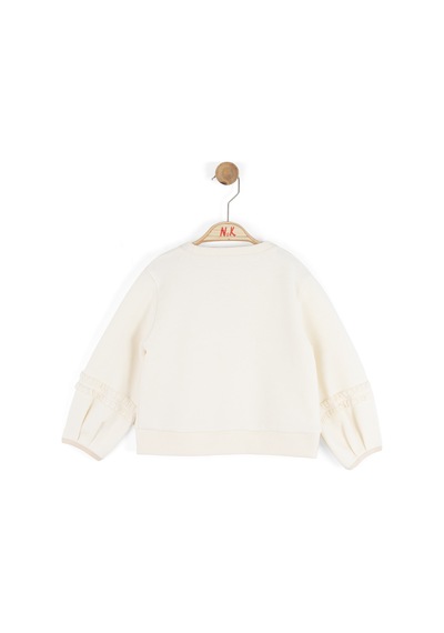 Xo Kids Kız Çocuk Sweatşirt 1-4 Yaş 39603 Krem