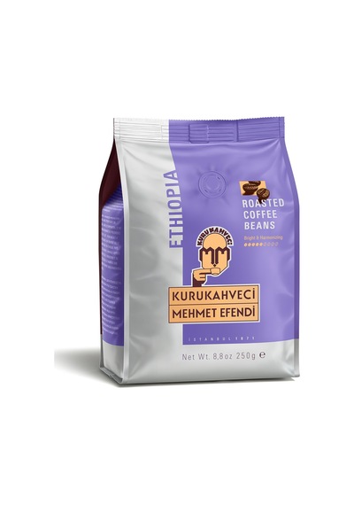 Kurukahveci Mehmet Efendi Ethiopian Çekirdek Kahve 250 G - 6 Adet Tarı