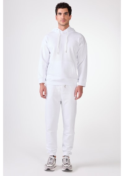Dufy Beyaz Erkek Sweatshırt - Regular Fit Beyaz