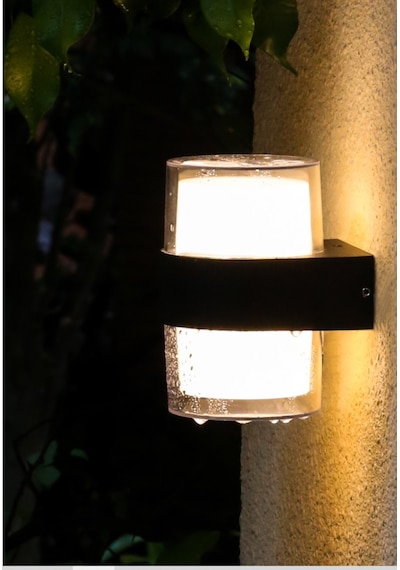 2 Adet Duvar Led Lamba 12w Gün Işık3200k Bahçe Teras Iç&dış Mekan Gün Işığı