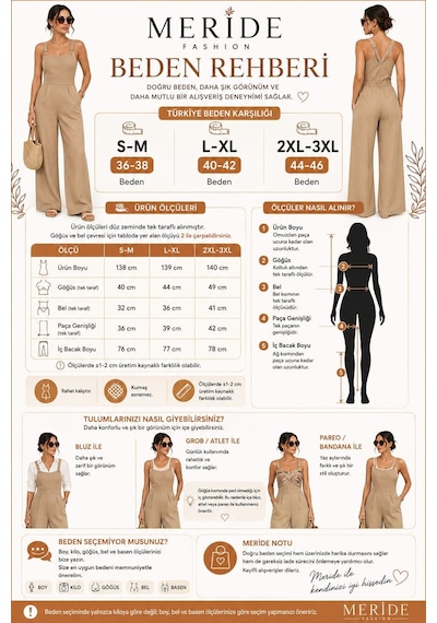 Meridefashion İp Askılı Göğsü Lastik Detaylı Cepli Uzun Tulum - 12025 L/xl - Siyah Çok Renkli Meridefashion İp Askılı Göğsü Lastik Detaylı Cepli Uzun Tulum - 12025 L/xl - Siyah Çok Renkli