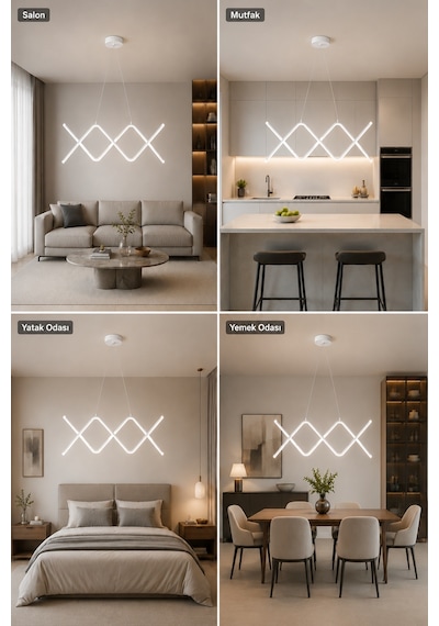 Regnum Led Sarkıt Avize Beyaz Işık