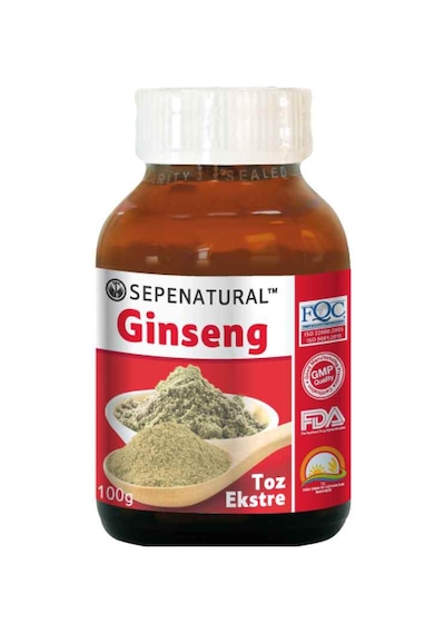 Sepe Natural Korean Ginseng Kore Ginseng Kök Eki Toz 100 G