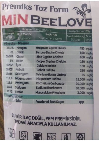 Min Bee Love -  Arı Vitamini. Besini