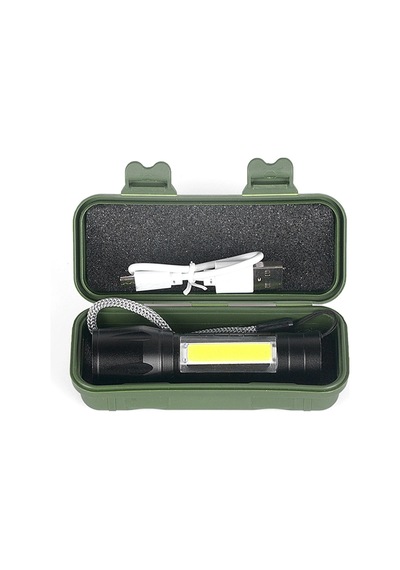 Mini Çok Güçlü Şarjli El Feneri Xpe-cob Led Wt-030 Beyaz