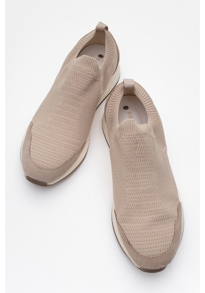 Dericlub Erkek Rahat Taban Triko Bez Bağcıksız Comfort Ayakkabı Cr 2302 Vizon