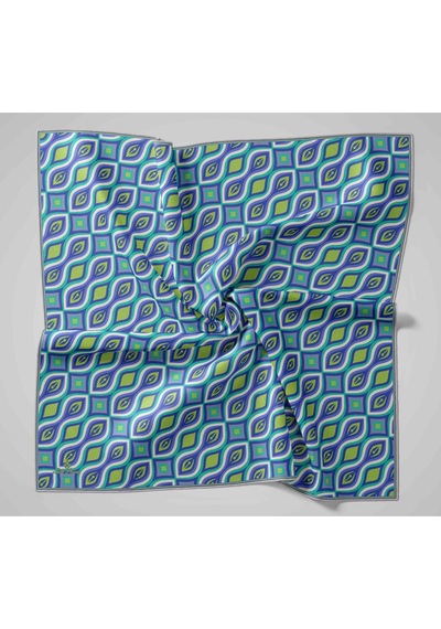 Silk Home Twill İpek Eşarp 11470-26 Turkuaz, Fıstık Yeşili, Lacivert, Beyaz