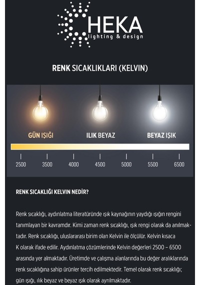 Heka Led Rustik Ampul E27 6w 3000k Gün Işığı Ca2e1c3m2e5p0