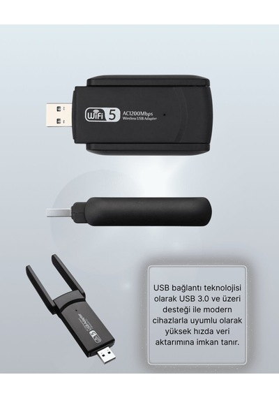 Realtek Chipsetli 5g Destekli Yüksek Hızlı Ağ Adaptörü 04738101