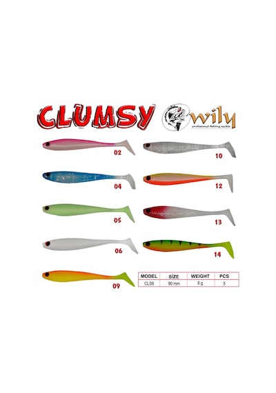 Wily Clumsy Silikon Yem 9 Cm 6 Gr (462382265)
