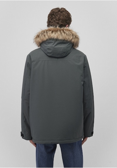 Mavi - Kapüşonlu Yeşil Parka 0110472-71598 Yeşil