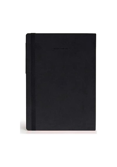 Yüksek Kaliteli 17 X 24 Cm Siyah Not Defteri 124-Pembe