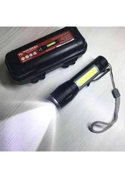 Powerdex Pd-5568 Usb Şarjlı Mini El Feneri Siyah
