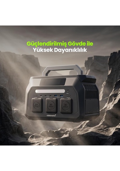 Goboenergy P800 512wh Lifepo4 Taşınabilir Güç İstasyonu, 800w Sürekli 1600w Tepe Güç, 600w Hızlı Şarj, 300w M