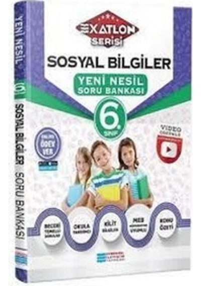6.Sınıf Sosyal Bilgiler Soru Bankası Exatlon Serisi - Evrensel Il