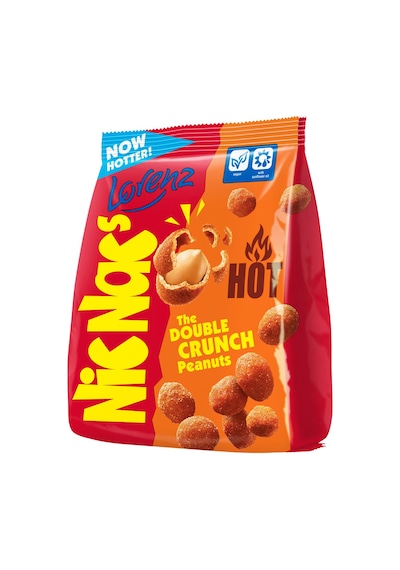 Lorenz Nicnacs Hot Acılı Kavrulmuş Fıstık 110 G 7'li Avantaj Paketi Mıchu