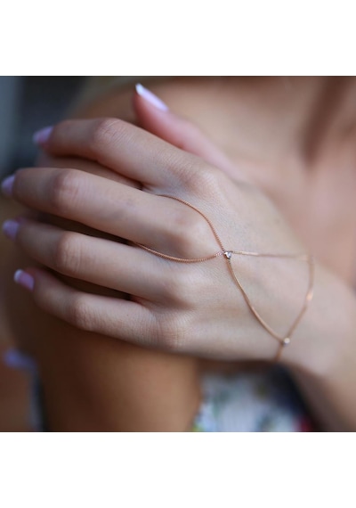 Tohum Taşlı Şahmeran N11.244 Rose Gold