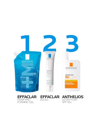 La Roche-posay Effaclar Yağlı Ciltler İçin Temizleme Jeli 400ml - Refill
