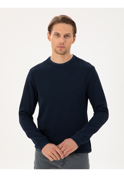 Pierre Cardin Erkek Lacivert Sweatshirt 50296485-vr033 Lacivert