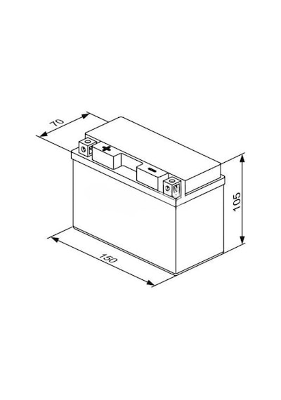 Bosch YT9B-BS - GT9B-4 12V 8A Akü