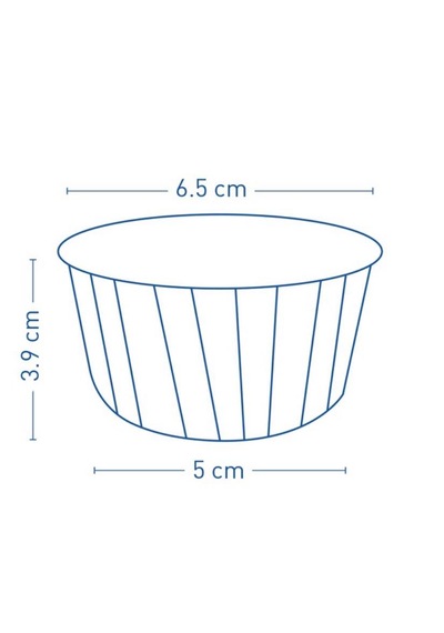 Pembe Gold Parlak Metalize 25'li Muffin Cupcake Kek Kapsülü