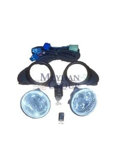 Sis Lambasi Sağ / Sol Set 2 Parça Yuvarlak Çerçeve / Role / Düğme / Tesisat Komple Toyota Yaris - 2000-2002