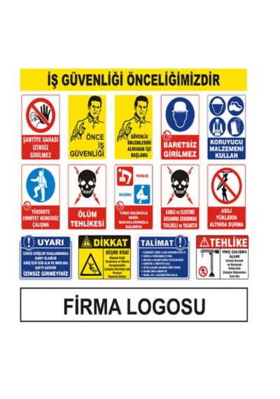 Özel Büyük Yön Levhalar 3 Ad.