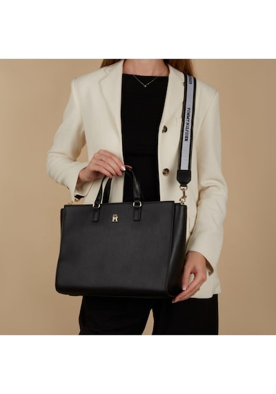 Tommy Hilfiger Kadın Çapraz Askılı Çanta Aw0aw16681bds Siyah