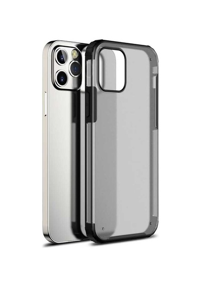 Zore İphone 12 Pro Max Uyumlu Ogaa Volks Kılıf-siyah