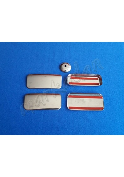 Ford Transit Krom Kapı Kolu 2003-2013 4 Kapı 5 Parça Paslanmaz  Çe