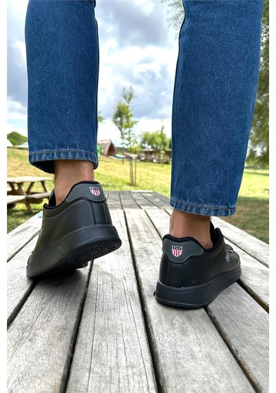 Erkek Sneakers Günlük Spor Ayakkabı Siyah-sıyah Siyah