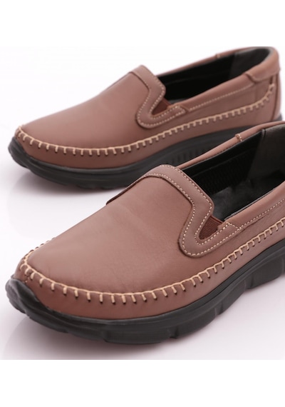 Dgn 602 Kadın Comfort Ayakkabi Ceviz