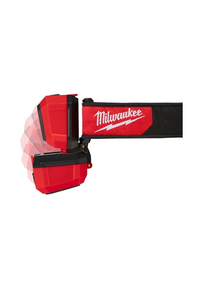 Milwaukee Hl2-led Trueview Alkalin Kafa Lambası 4933471286 Kırmızı - Siyah