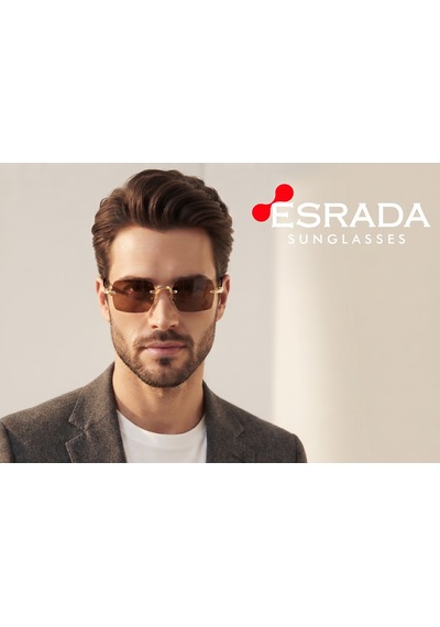 Esrada Asaf 3928 Unısex Güneş Gözlüğü 2634 02 56-19-141 Altın