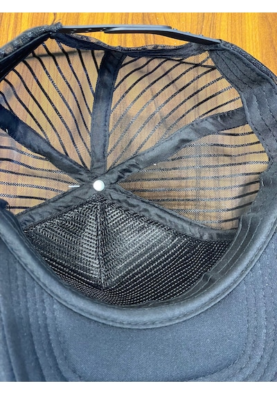 Hamze Trucker Model Baskılı Hafif Yazlık Beyzbol Cap Şapka Siyah-Füme
