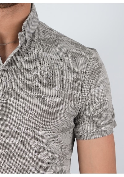 Coonless Erkek Polo Yakalı Antrasit Tshirt Antrasit
