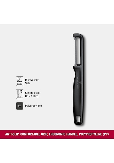 Victorinox 6.0943.3 Iota Tırtıklı Kenar Çift Taraf Siyah Soyacak Çok Renkli