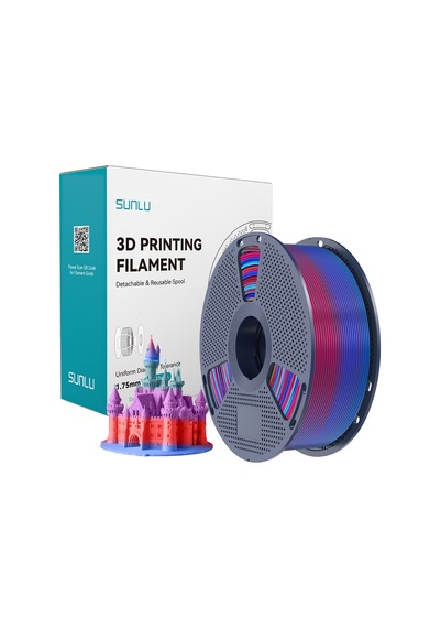 Sunlu Pla Gökkuşağı Filament 02 - 1.75mm - 1 Kg